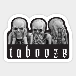 Tabooze Skellies Sticker